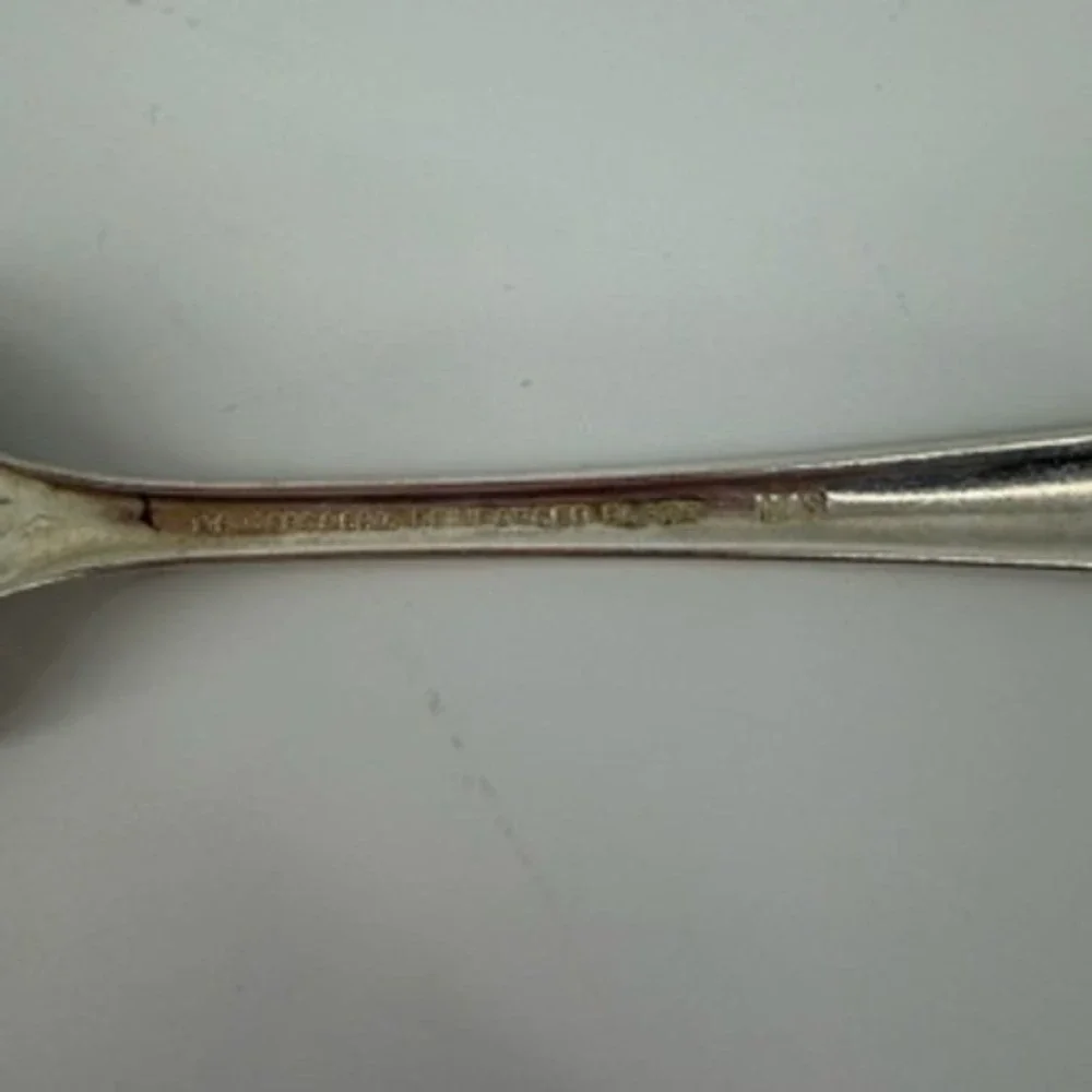 Rogers & Bros Garland Rapture‎ Silver Plated Soup Spoon Vintage 7.5 Inch